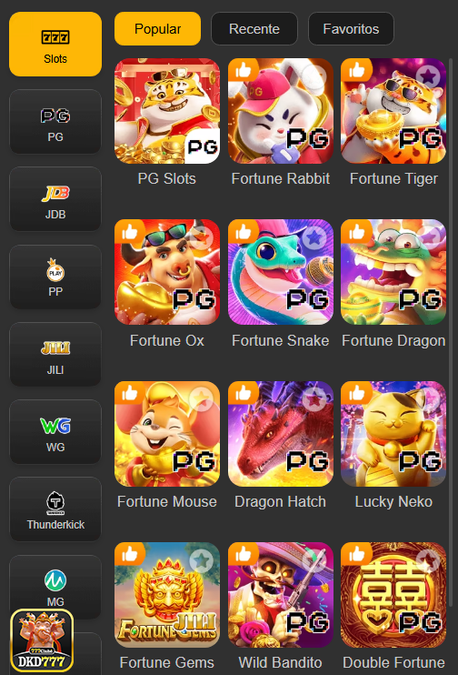 Jogos Certificados dkd777.com